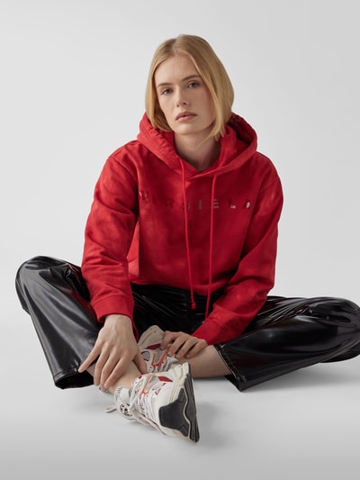 MM6 Maison Margiela Hoodie mit Brand-Print Rot 3