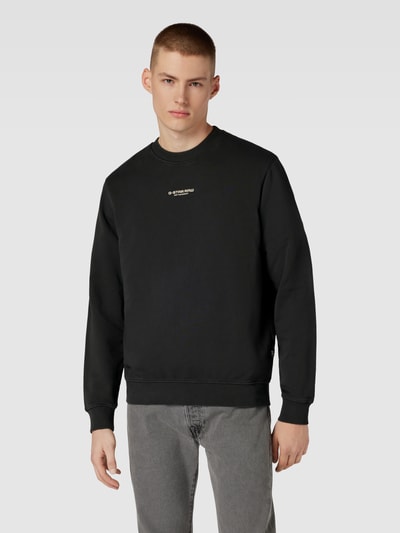 G-Star Raw Sweatshirt met ronde hals Donkergrijs - 4