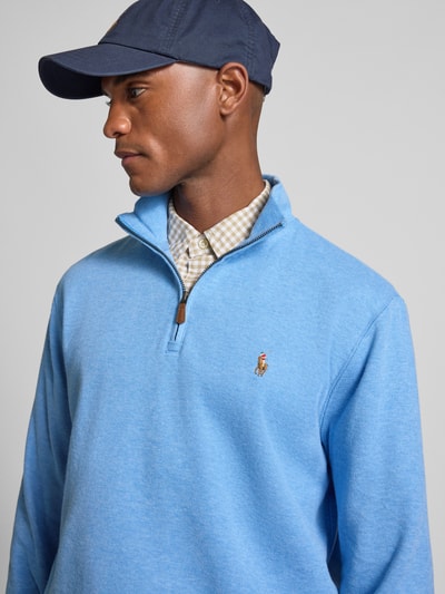 Polo Ralph Lauren Strickpullover mit Stehkragen Royal 3