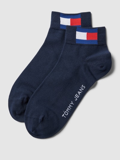 Tommy Hilfiger Sneakersocken mit Logo-Print im 2er-Pack Marine 1