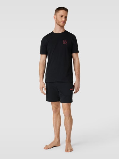 HUGO Sweatshorts mit elastischem Bund Black 1