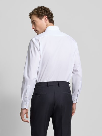OLYMP Regular Fit Freizeithemd mit Logo-Stitching Modell 'New' Weiss 5
