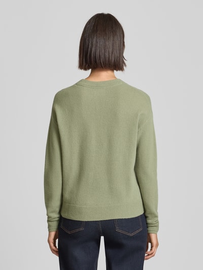 Christian Berg Woman Sweter wełniany z okrągłym dekoltem Limonkowy 5