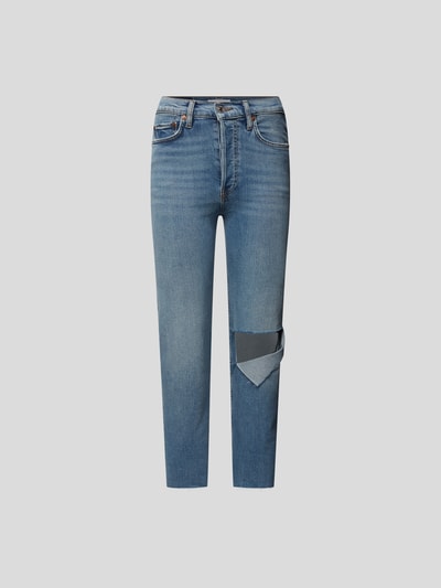 RE/DONE Straight Leg Jeans mit Brand-Detail Jeansblau 2