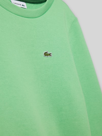 Lacoste Bluza z wyhaftowanym logo Jasnozielony 2