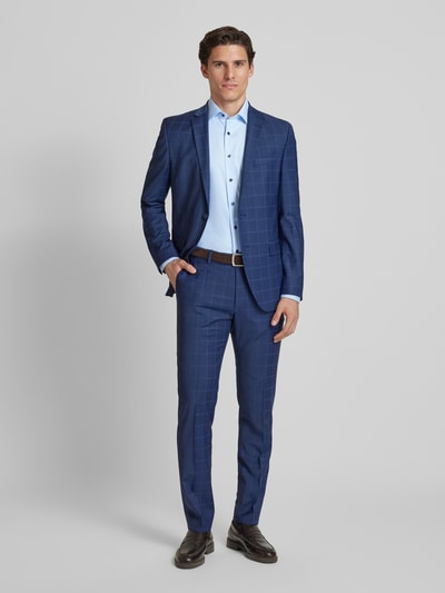 OLYMP Modern fit zakelijk overhemd met borstzak Bleu - 1