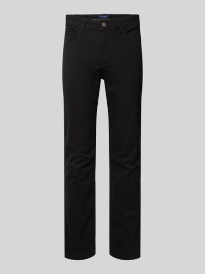 Christian Berg Men Regular fit broek in 5-pocketmodel Zwart - 2