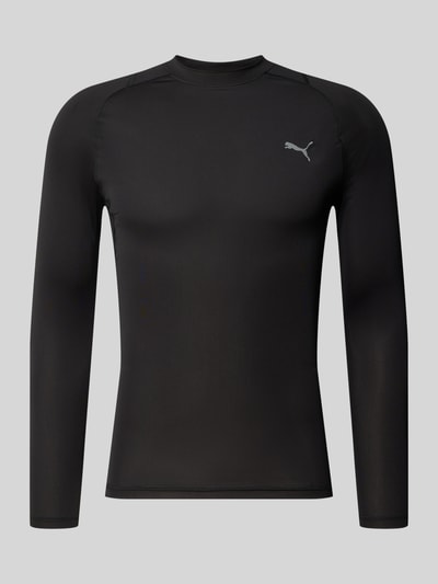 PUMA Performance Slim Fit sport-t-shirt met logoprint model 'PWRMODE' Zwart - 1