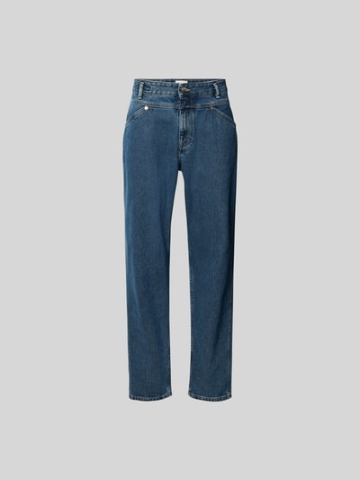 Closed Straight Fit Jeans mit Ziernähten Blau 2