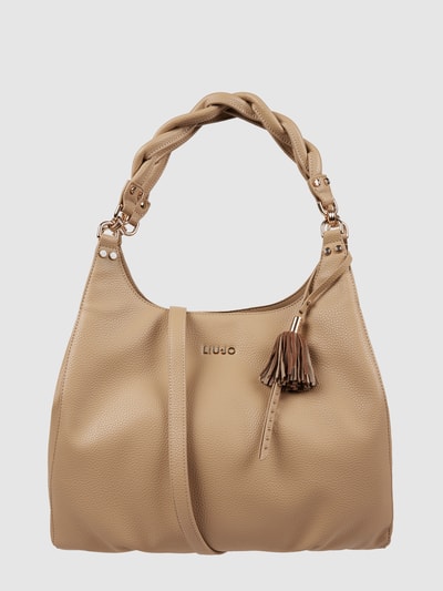 Liu Jo White Hobo Bag in Leder-Optik Modell 'Brava' Taupe 1