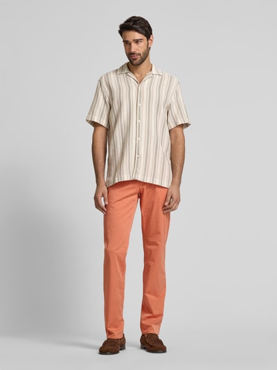 Brax Regular fit chino in 5-pocketmodel, model 'ULTRALIGHT' Oranje - 1