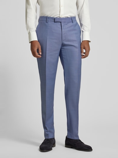 JOOP! Collection Slim fit pantalon met persplooien, model 'Blayr' Lichtblauw - 4