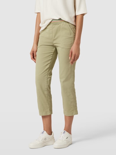 Toni Dress Regular Fit Jogpants in verkürztem Schnitt Modell 'SUE' Khaki 4