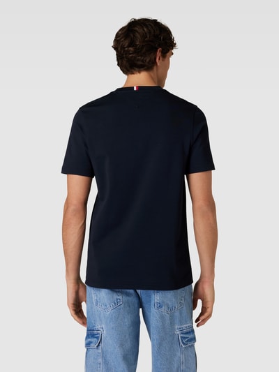 Tommy Hilfiger Regular Fit T-Shirt mit Label-Stitching Marine 5