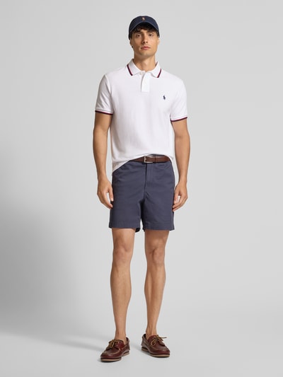 Polo Ralph Lauren Poloshirt mit Label-Stitching Weiss 1