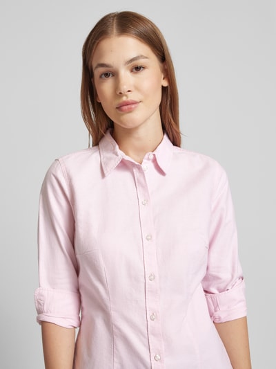 Christian Berg Woman Overhemdblouse met knoopsluiting Rosé - 3