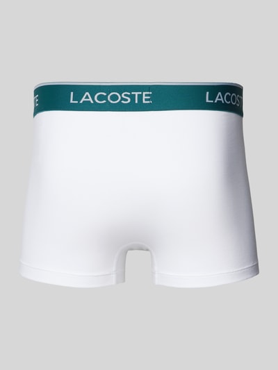 Lacoste Obcisłe bokserki z pasem z logo Biały 3