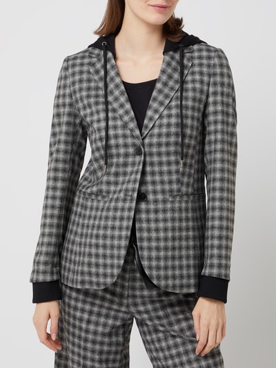 More & More Blazer mit Kapuze  Mittelgrau 4