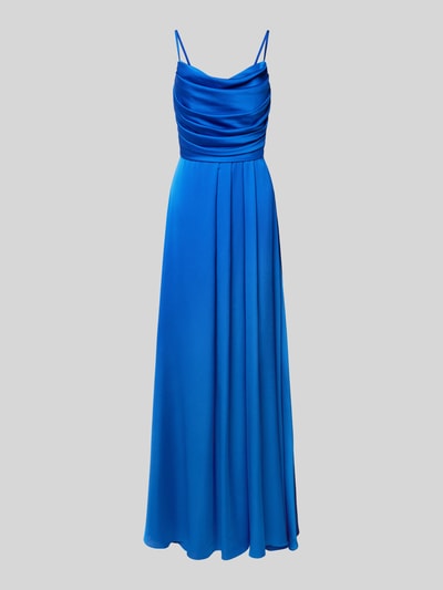 TROYDEN COLLECTION Abendkleid mit Wasserfall-Ausschnitt Royal 2