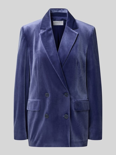 Jake*s Collection żakiet o kroju regular fit z poduszkami na ramionach Królewski niebieski 1