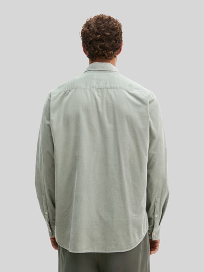 Marc O'Polo Regular Fit Freizeithemd aus Baumwolle mit Cordstruktur Mint 5