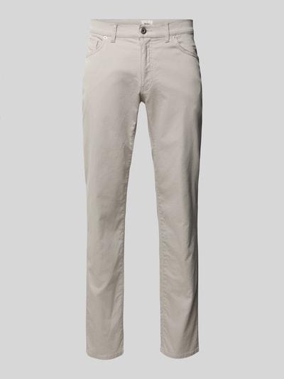 Brax Regular Fit Chino im 5-Pocket-Design Modell 'CADIZ' Silber 2