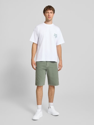 ANOTHER COTTON LAB T-shirt z nadrukiem i okrągłym dekoltem Biały 1