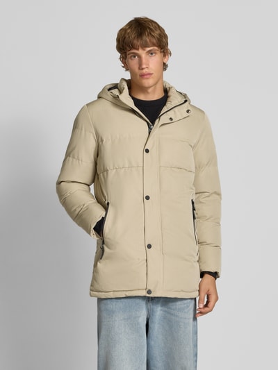 Blend Jack met doorgestikte naden en ritszakken Beige - 4