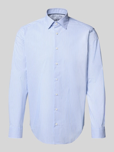 Christian Berg Men Regular Fit Freizeithemd mit Kentkragen Bleu 2