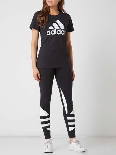 ADIDAS SPORTSWEAR T-shirt met logoprint  Zwart - 1