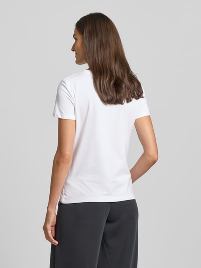 Guess Activewear T-shirt met labeldetail, model 'NINA' Wit - 5