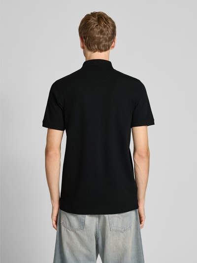 Jack & Jones Regular fit poloshirt met labelstitching, model 'PAULOS' Zwart - 5