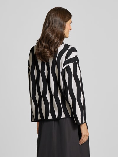 B.Young Sweter z dzianiny ze stójką model ‘Otari’ Czarny 5