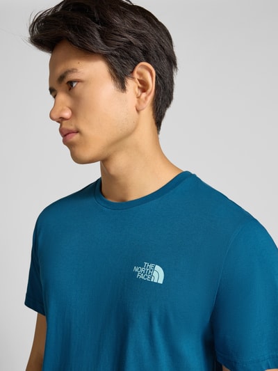 The North Face T-shirt met logo en ronde hals Aquablauw - 3