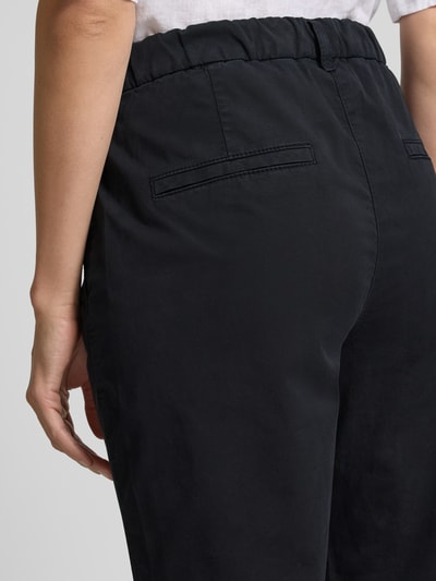 MAC Spodnie capri z lamowanymi kieszeniami z tyłu Granatowy 3