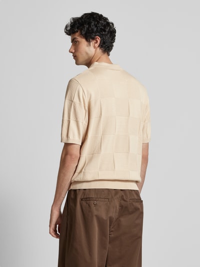 Carhartt Work In Progress Poloshirt aus reiner Baumwolle Modell 'CHECKER' Beige 5