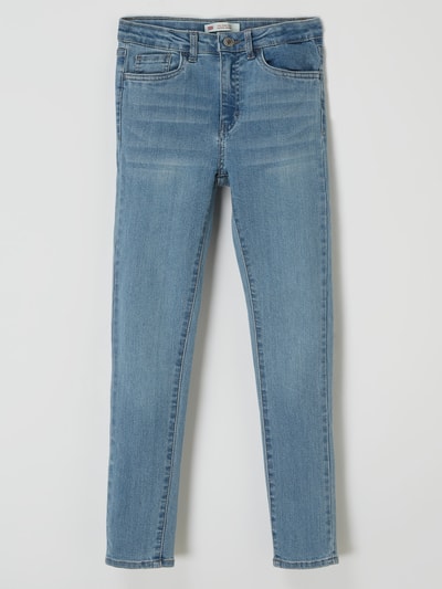 Levi’s® Kids Jeansy z wysokim stanem o kroju super skinny fit z dodatkiem streczu model ‘720’ Jeansowy niebieski 1