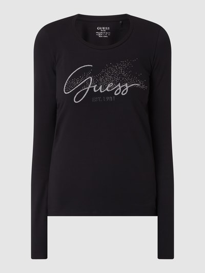 Guess Longsleeve mit Strasssteinen  Black 2