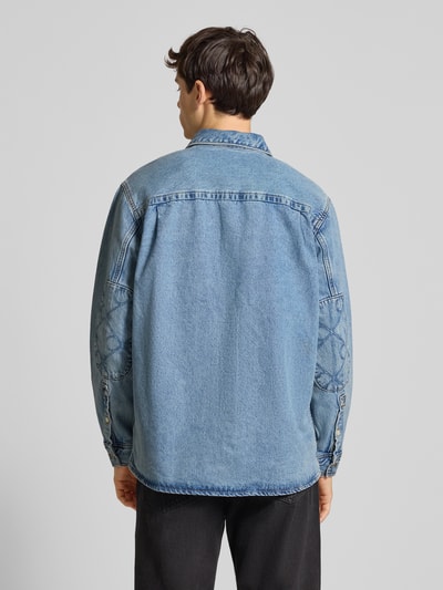 Calvin Klein Jeans Vrijetijdsoverhemd in denimlook Jeansblauw - 5