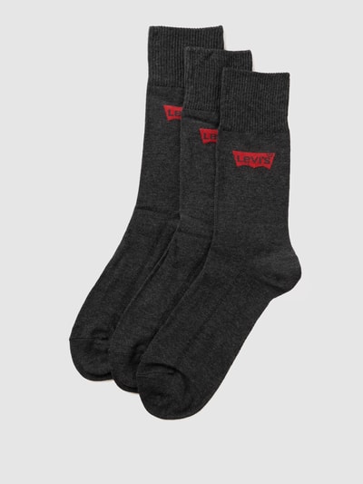 Levi's® Socken mit Label-Print Anthrazit 1