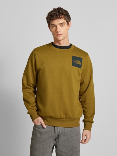 The North Face Sweatshirt met labelpatch Kaki - 4