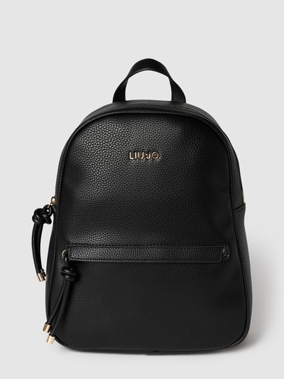 Liu Jo White Rucksack mit Label-Detail Modell 'DARSIA' Black 2