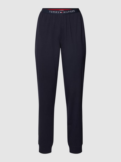 TOMMY HILFIGER Pyjama-Hose mit elastischem Logo-Bund Marine 2