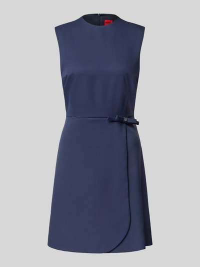 HUGO Minikleid mit Schleifen-Detail Modell 'Kanine' Marine 2