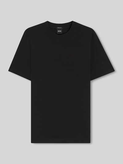 BOSS Regular Fit T-Shirt aus reiner Baumwolle Modell 'Thompson 01' Black 2