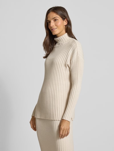 Soyaconcept Rollkragenpullover mit Rollkragen Modell 'KANITA' Ecru Melange 4