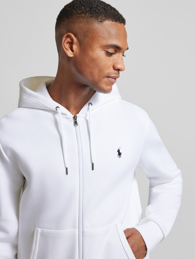 Polo Ralph Lauren Sweatjacke mit Kapuze Weiss 3