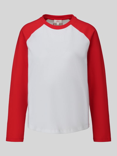 s.Oliver RED LABEL Regular fit shirt met lange mouwen van puur katoen - s.Oliver x Heidi Klum Rood - 2