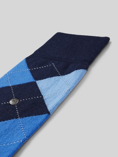 Burlington Sneakersokken met structuurmotief Donkerblauw - 2