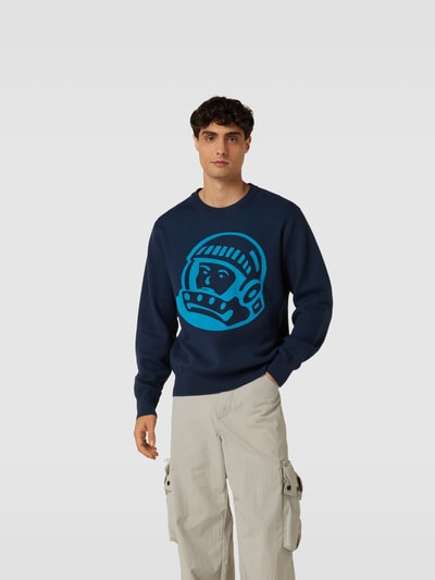 Billionaire Boys Club Sweatshirt mit Label-Print Marine 4